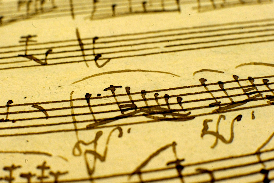 Kutatók éjszakája - Mozart-szonáta kéziratának egy töred