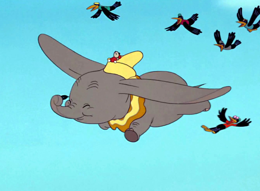 dumbo flying