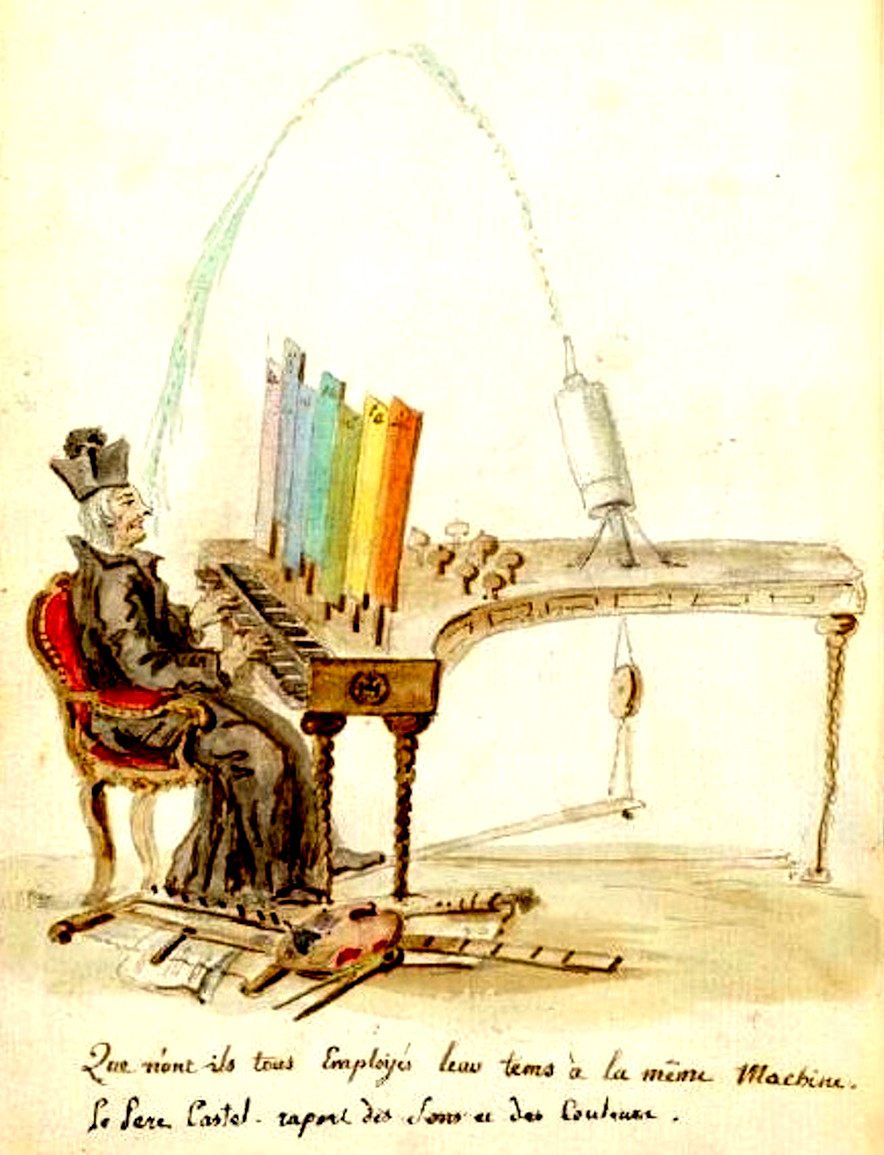 Louis Bertrand Castel: Ocular Harpsichord (ca. 1725)