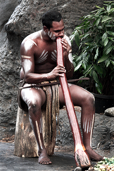 Traditional Didgeridoo Rhythms by Lewis Burns, Aboriginal Australian Artist  