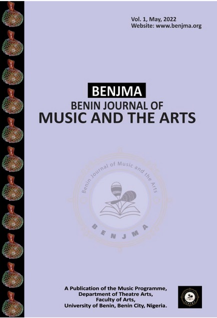 Featured image for post 'Benin Journal of Music and the Arts