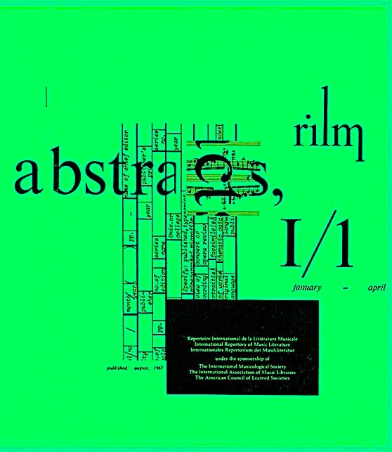 Featured image for post ''How RILM began